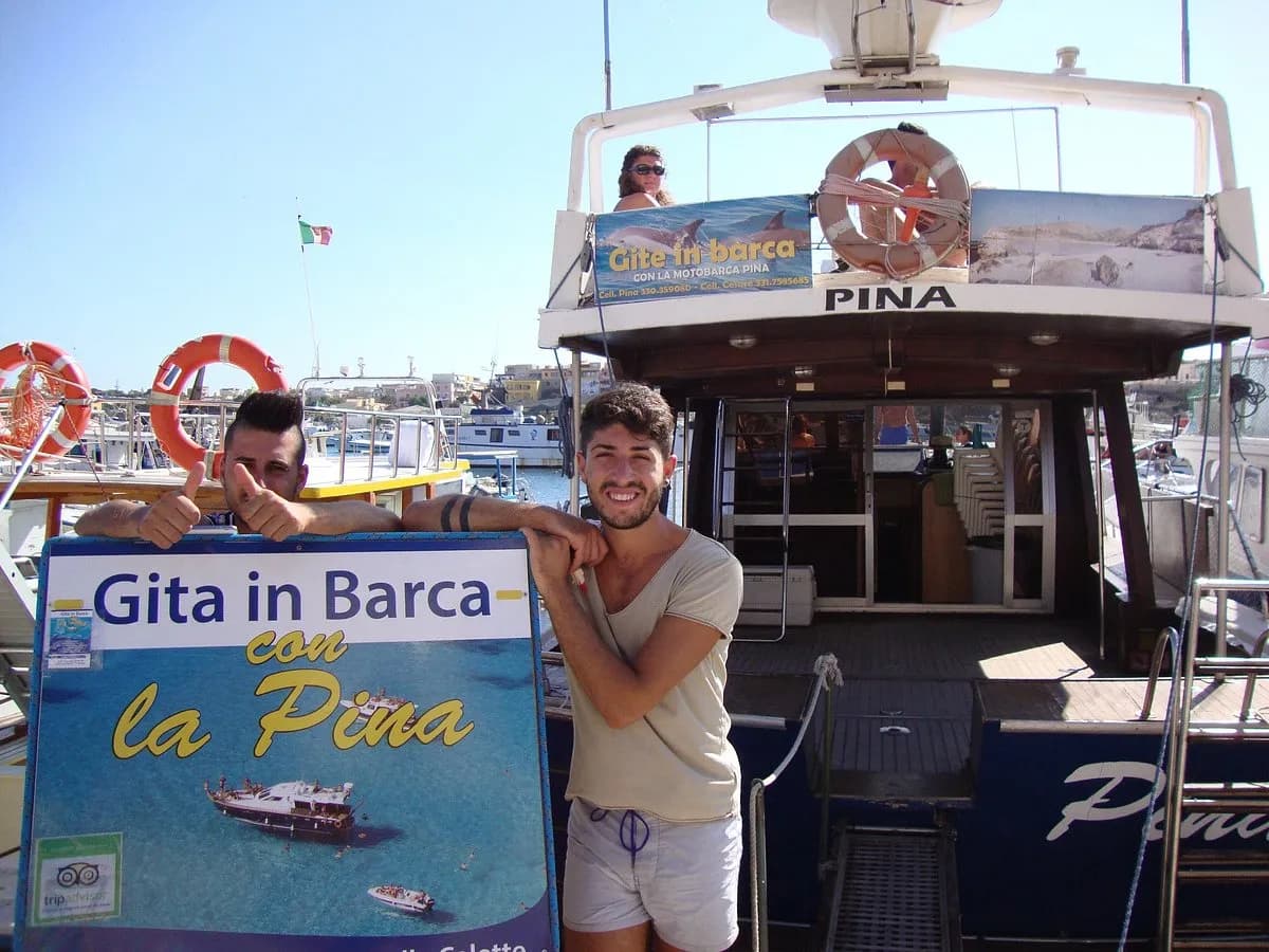 Gita in Barca con la Pina